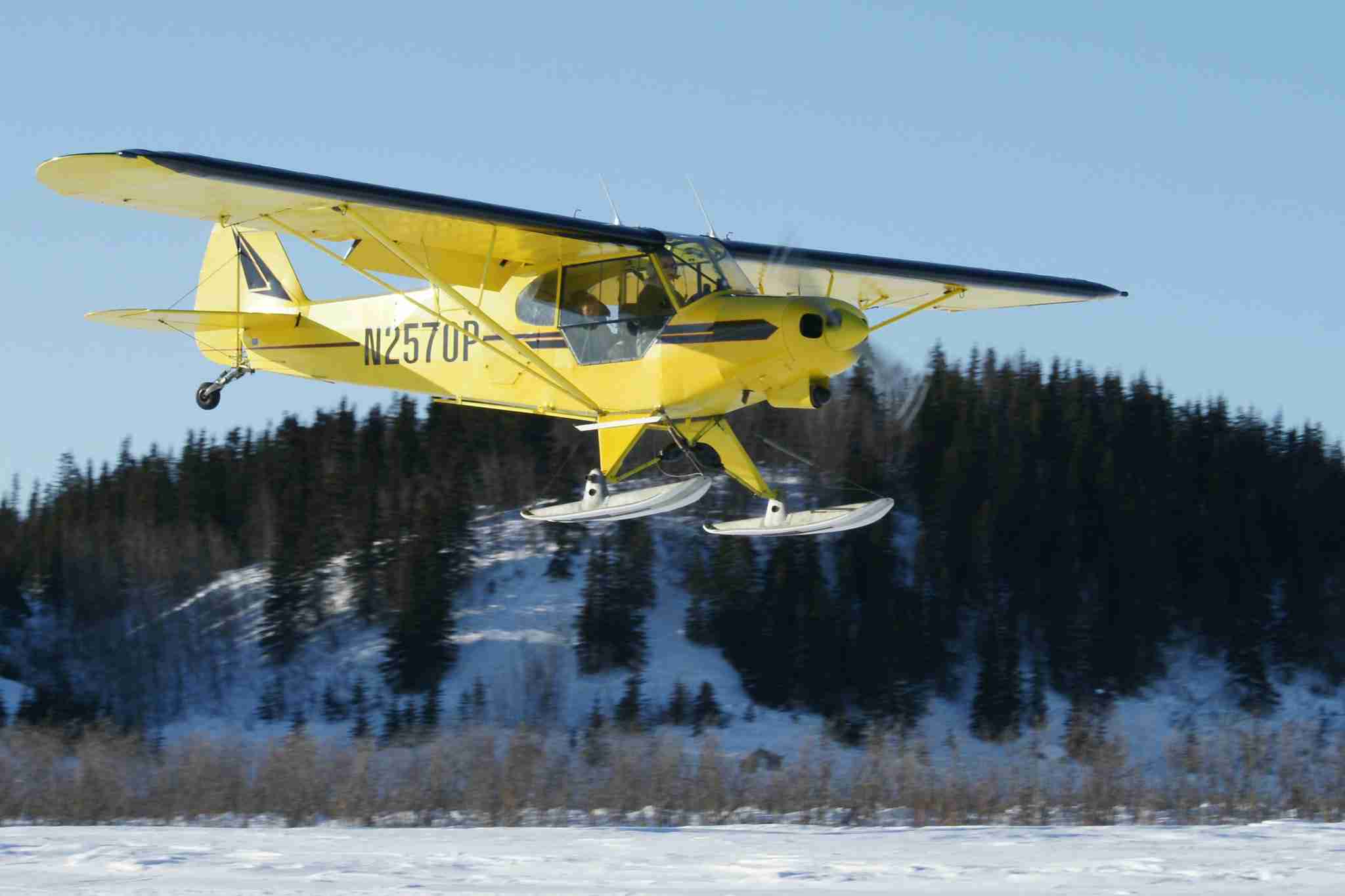SuperCub on Skis